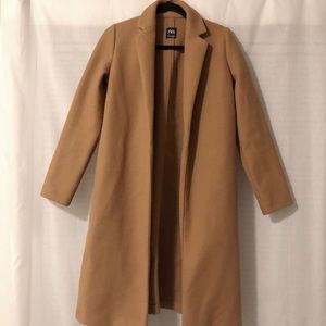 Zara Camel Pea Coat